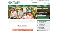 Desktop Screenshot of holderinsurance.com